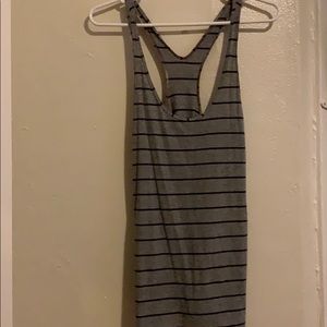 Lululemon grey stripe tank top